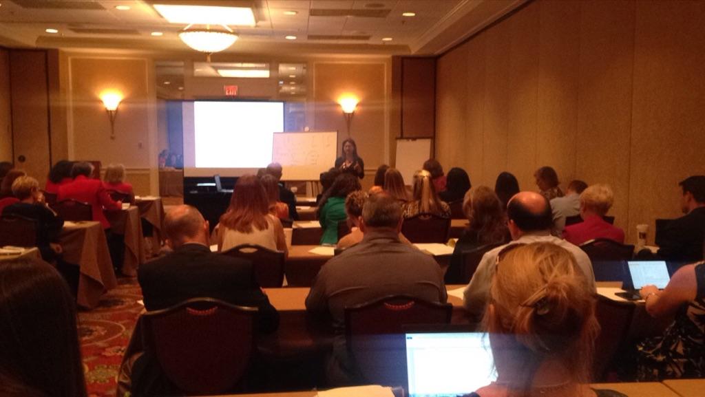 profshen's tweet photo. #goaztecs thx for representing us! RT @DrSha: Spoke to packed house at #sprf2015, while missing @SDSU_JMS! http://t.co/Us7GDbA8P8