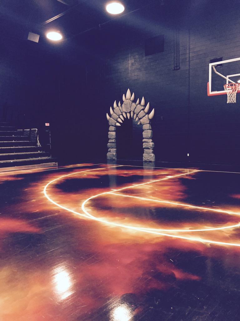 Cool gym at the Ron Clark Academy