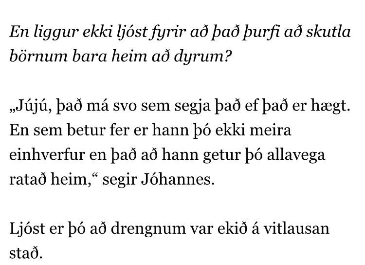 Framkvæmdastjóri strætó lét þetta bara útur sér eftirað 9 ára einhverfum dreng var ekki ekið heim til sín eftir skóla