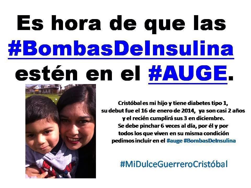 Andrea_Robles_M's tweet photo. Es hora de que las #BombaDeInsulina estén en el #auge #BombaDeInsulinaAlAUGE #MiDulceGuerreroCristóbal http://t.co/kqEaAVnp3m