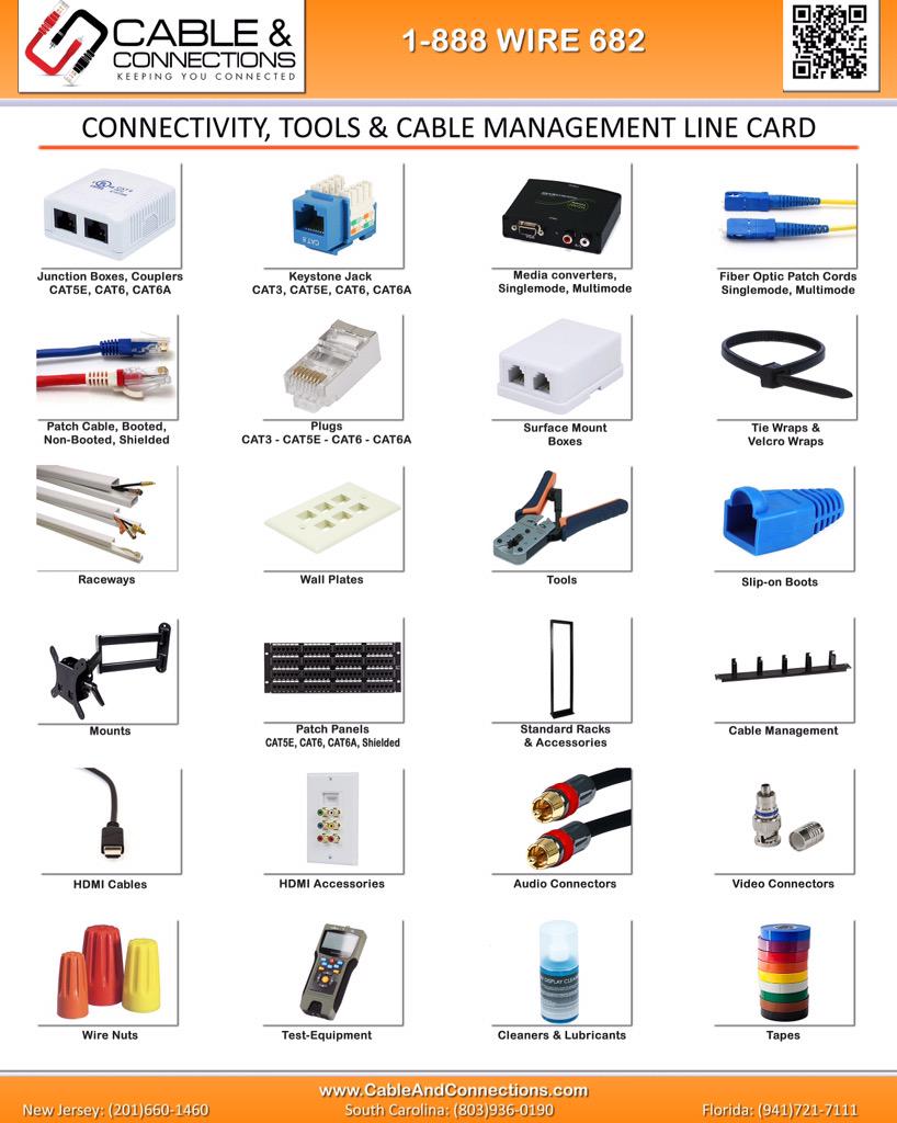 CableAndMore's tweet photo. #cable #patchcords #fiber &amp; #tools for #audio #video #security #data #hometheater #accesscontrol #cctv #catv #TVMount http://t.co/jBiFavPoNO