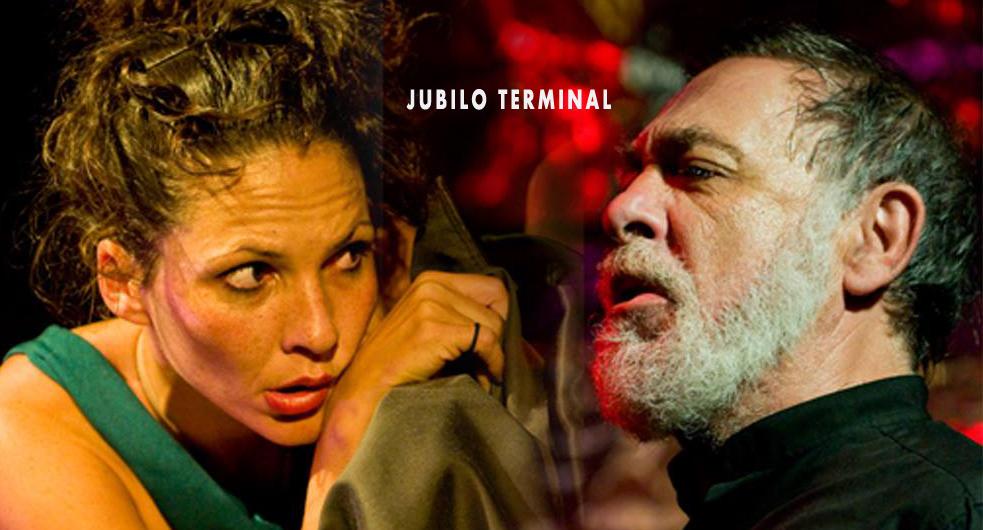 silvaproduccion's tweet photo. estrena desde #Madrid #JUBILOTERMINAL con @CARRIONJP y @ValTellechea jueves 24 sept 2215 hs Teatro #LAMUECA INVITADOS http://t.co/mgqukjRlSv
