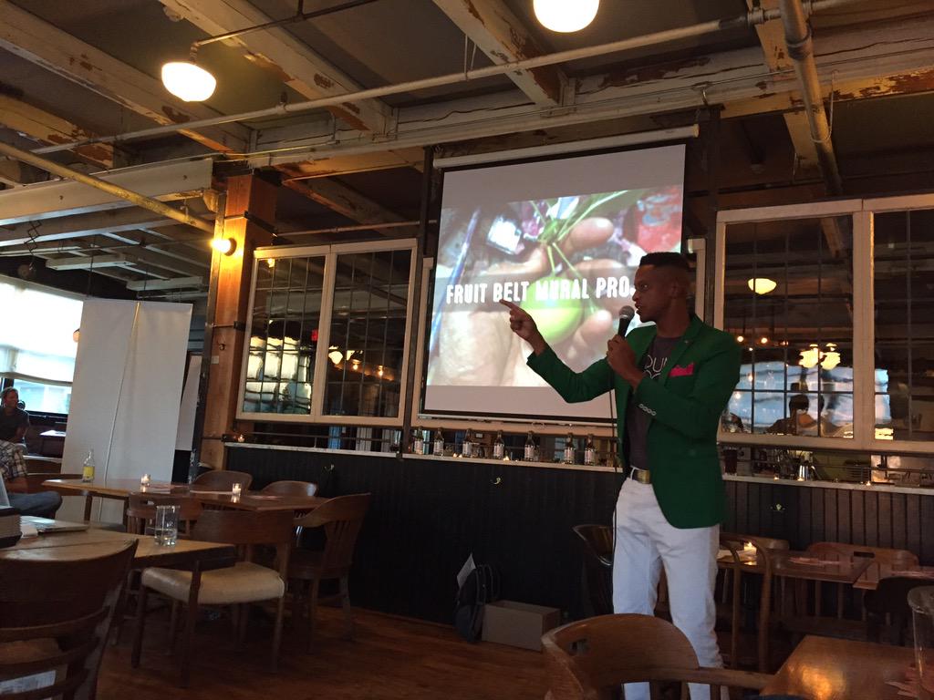 TruthCollective's tweet photo. Nice to learn about the #FruitBeltProject started by @shawndunwoody at the@rafconnect #20maab http://t.co/qvzJN8DlJb