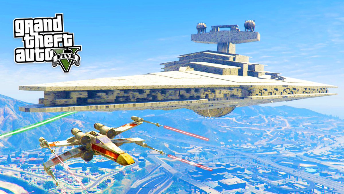TypicalGamer's tweet image. GTA 5 mods ULTIMATE STAR WARS MOD livestream! 💥 RETWEET for a SHOUTOUT! Come watch! ▶▶▶youtube.com/watch?v=lWZ0vq…