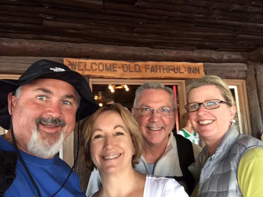 Bob15742780's tweet photo. Another check off the ole bucket list. Got to see old faithful!! #funwidfriends #beautifulcreation http://t.co/FTXnrsxRpk