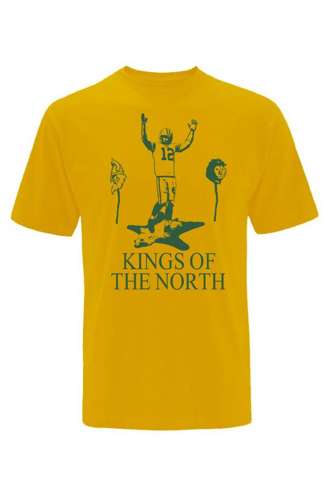 DraftTees's tweet image. Of course we getting another crown .Vikes Lions Bears oh my, do they suck! #GoPackGo #kingsofthenorth