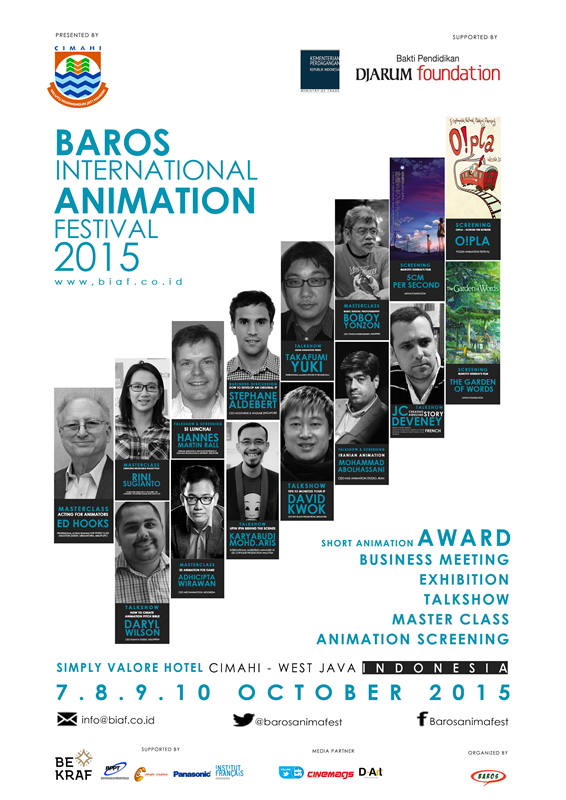 One Motion For Million Frames #BIAF2015 | 7-10 Oct 2015 | Simply Valore Hotel Baros Cimahi - <a href="/barosanimafest/">barosanimafest</a> |