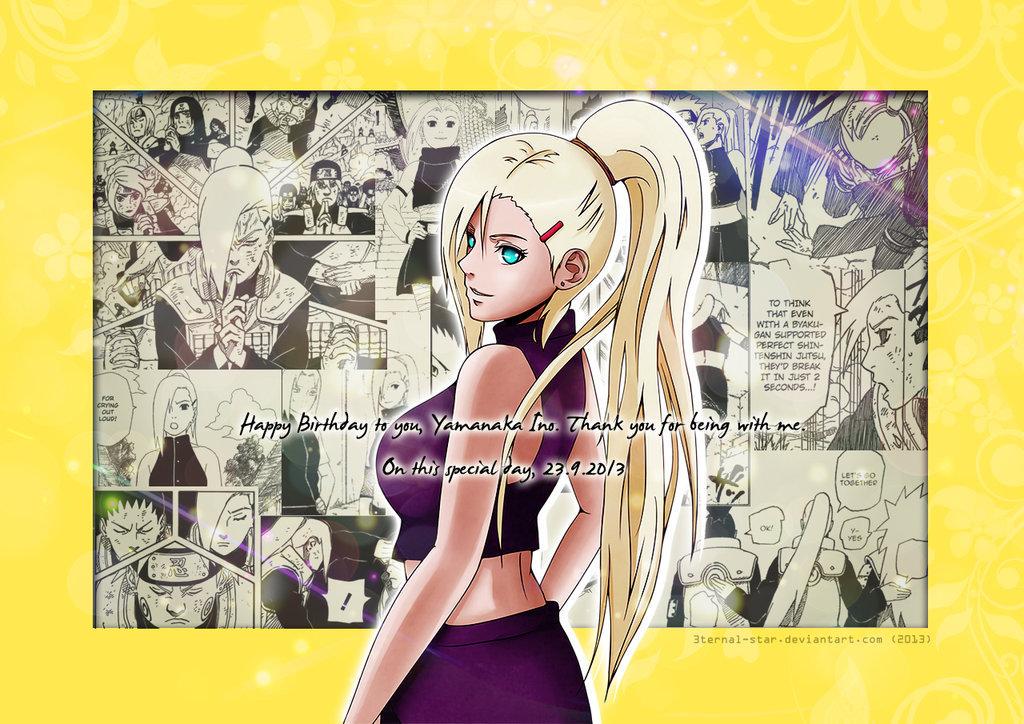 AnimeFans_ID's tweet photo. Otanjoubi omedetou Ino Yamanaka! 23 sept;33 http://t.co/tbsxirlq9R