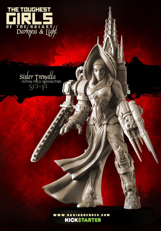ragingheroes's tweet photo. Sister Trematta #Kickstarter #Warmongers #RagingHeroes #theTGG2 #Sisters #Wargaming #Figurines #Awesomitude #Yes http://t.co/XG97A7TRCs