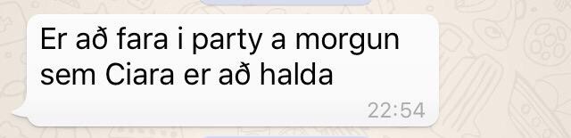 Þegar maður fær þetta frá systur sinni sem var að flytja til London...  Okei ég verð bara að læra eða eitthvað😉