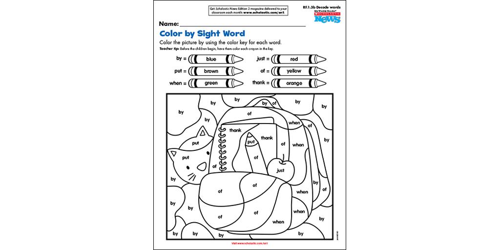 ScholasticEdu's tweet photo. Here’s a cute sight-word #printable for your first-graders from #ScholasticNews! http://t.co/19aoeJfSpz http://t.co/9OmTcT3frW