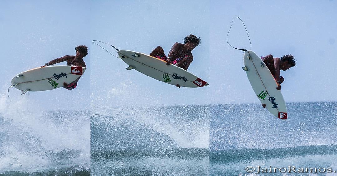 Nicasurf's tweet photo. Rex Calderon taking flight! http://t.co/z2BlCR7E8W