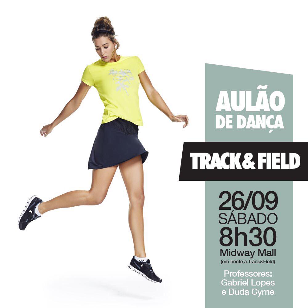 TrackFieldNatal's tweet image. Vem aí mais um aulão de dança da Track&amp;amp;Field! Sábado (26), às 8h30, no @MidwayOficial. Informações: (84) 3346.6661.
