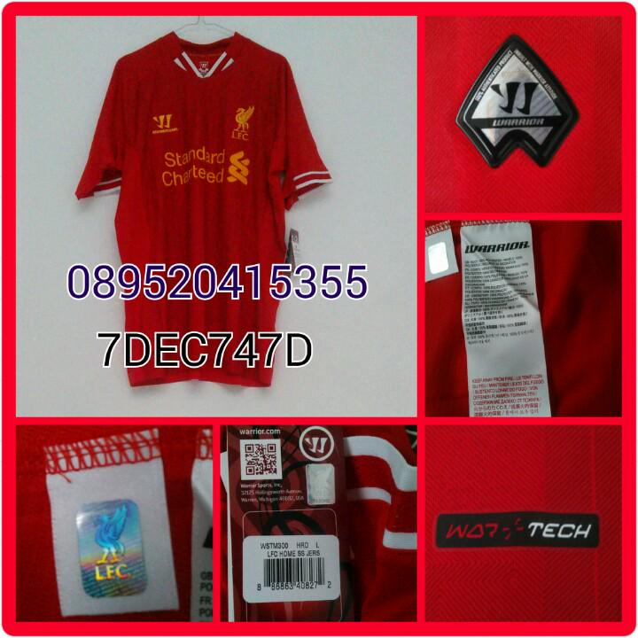 luthfieazmi's tweet photo. #Jersey4sale LIVERPOOL HOME 13-14 L ORI BNWT 190K @utdfootball @_OriginalKit @sudutstadion @Jersey_SMG @SNPJerseyOri http://t.co/yIomelAP3P