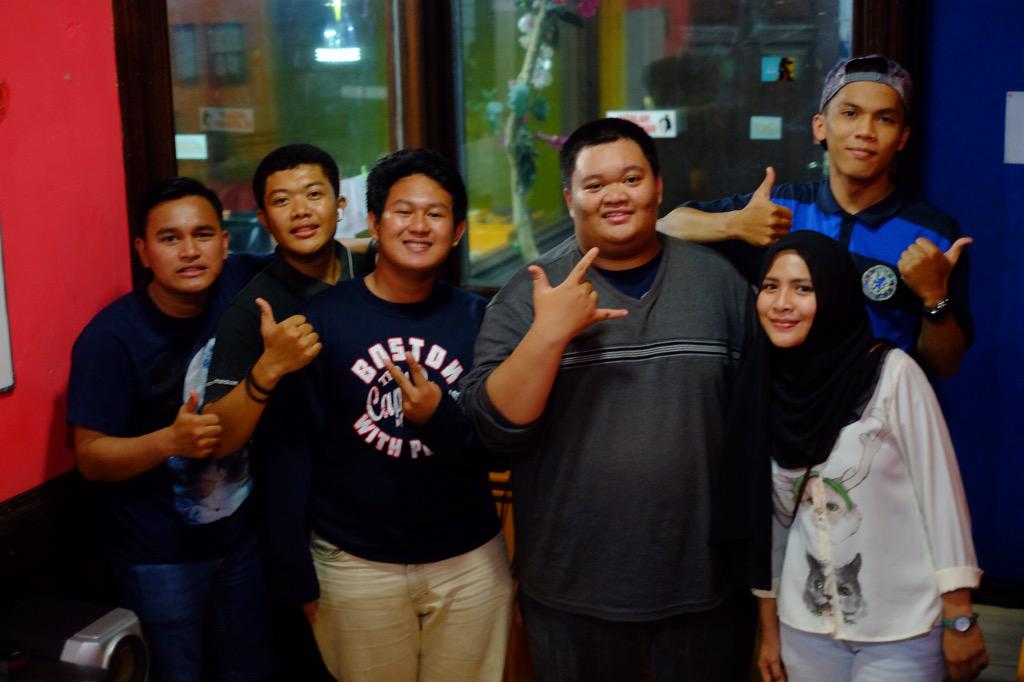 Thx buat <a href="/beatboxTRG/">beatbox TENGGARONG</a> yg udah sudi mampir ke acara #TrendingTopic di 93.1 #swaramaha