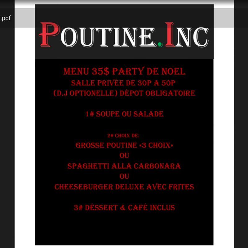 PoutineI's tweet photo. Have your Christmas party at poutine.inc for only 35$ http://t.co/TjjhJkWVhz