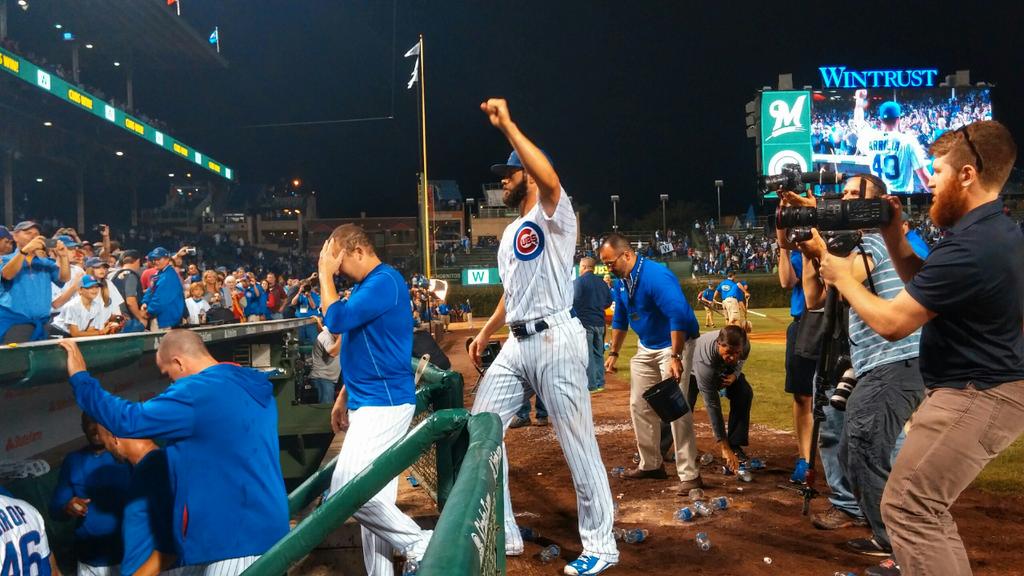 Cubs's tweet photo. The man. http://t.co/I9Rx6BDwGu