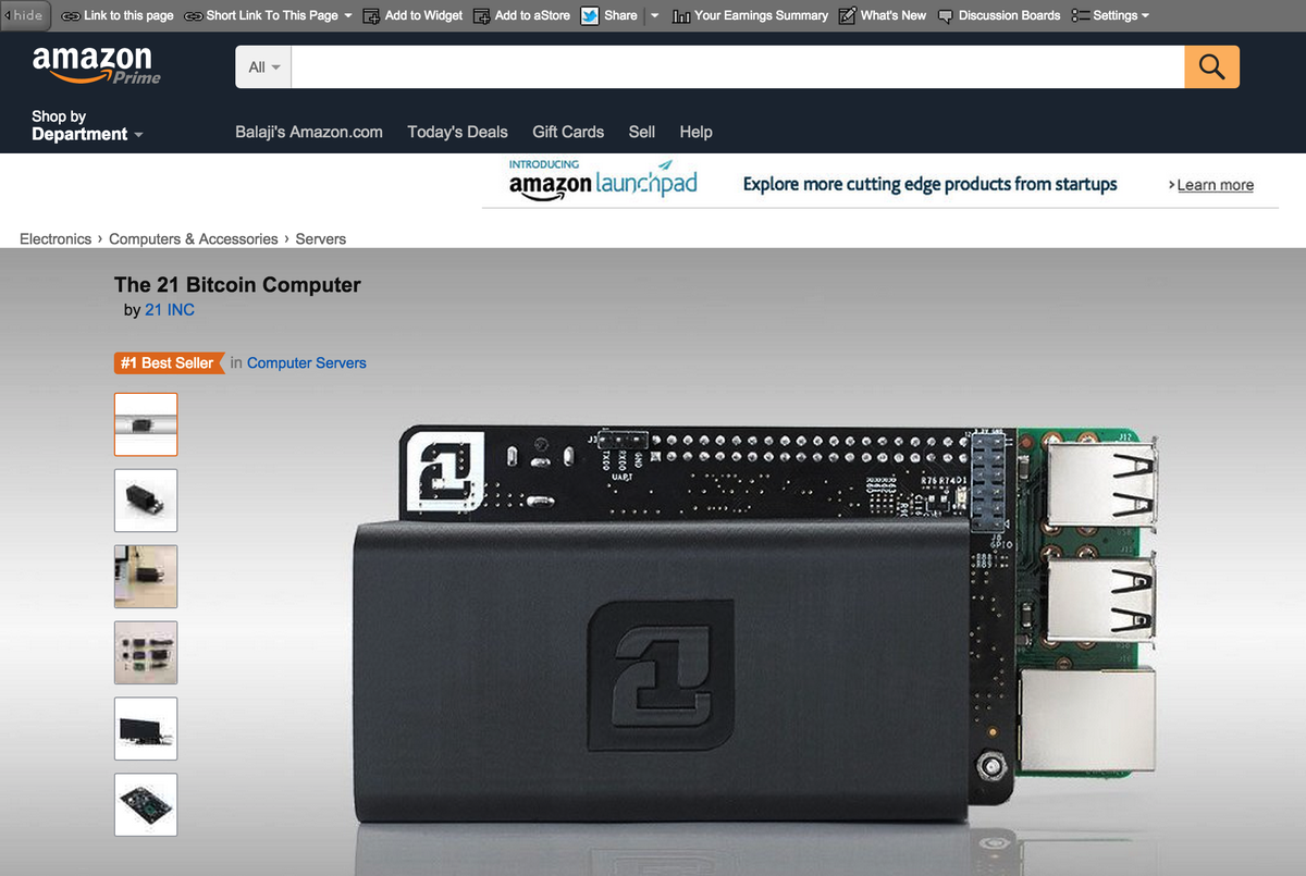 Bitcoin Computer Size The 21 Bitcoin Computer is now the #1 Amazon Best Seller in Computer ...
