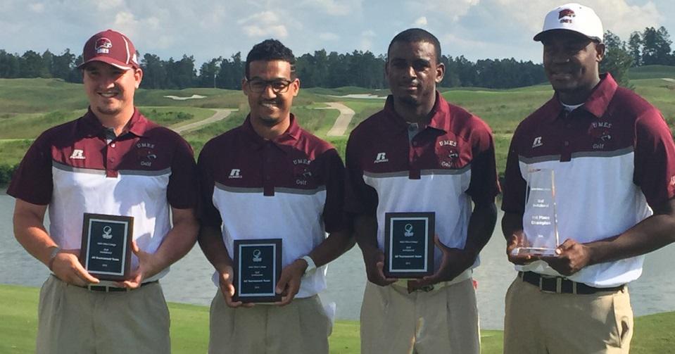 UMESHawkGolf's tweet photo. Congrats to Bryce, @TheStormBlanco @whyaplayin on making the All-Tournament team! @UMES_Athletics #HawkPride http://t.co/OcW3CpiY6y