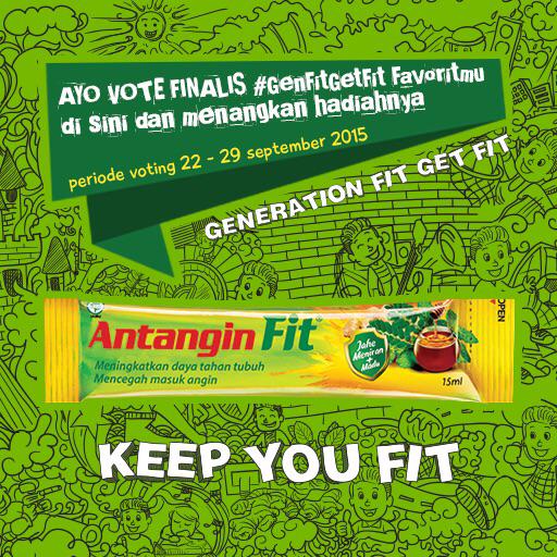 Gen_FIT's tweet image. Ayo vote &amp;amp; dukung jagoan-mu,22-29 September 2015,klik goo.gl/85is15. Menangkan hadiah menarik #GenFitGetFit