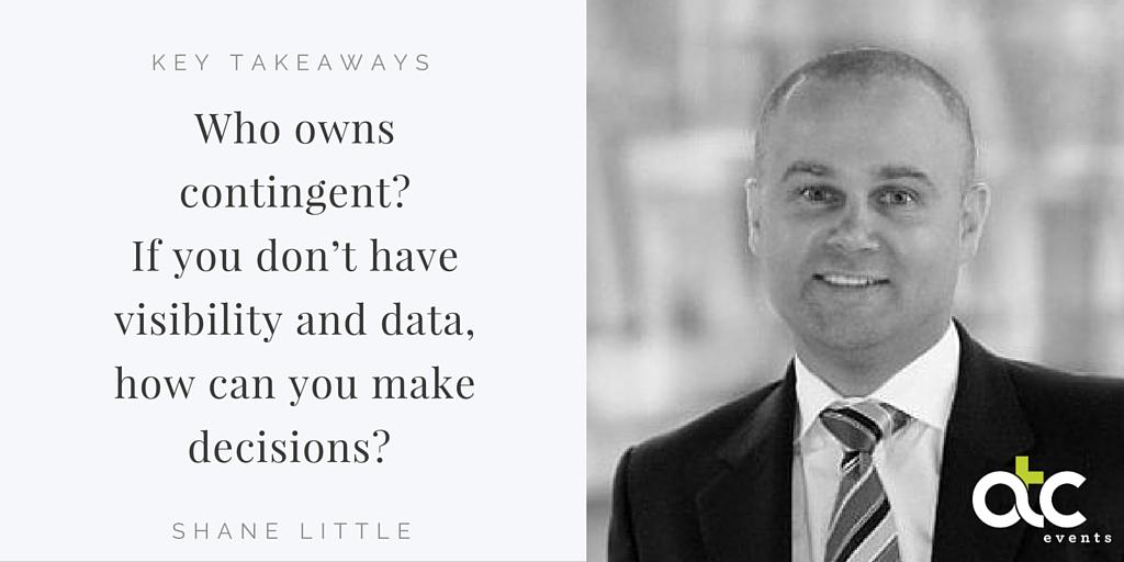 ATCevent's tweet image. Shane Little wraps up #cwf15 with his two key takeaways @HaysAustralia #contingent