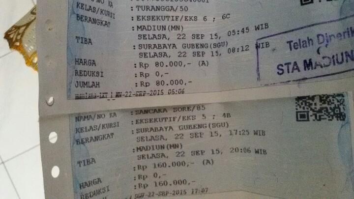 derro_dmt's tweet photo. @KAI121 mengapa bisa terjadi perubahan tarif (2x lipat) untuk pembelian go show madiun-surabaya pp http://t.co/ZMBFrxA140