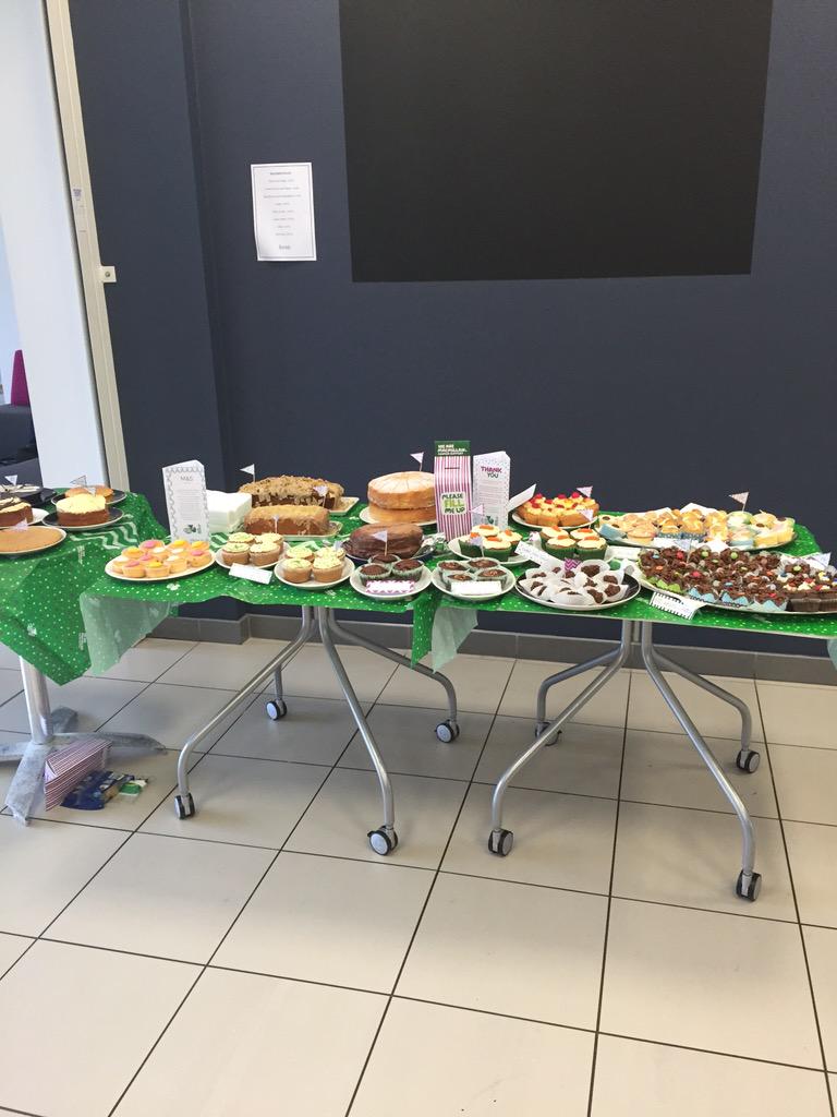 BeanInnovation's tweet photo. It's our Macmillan Coffee and Cake morning! Come down and enjoy our delicious homemade cakes! #coffeemorning http://t.co/7eCdOPbhyg