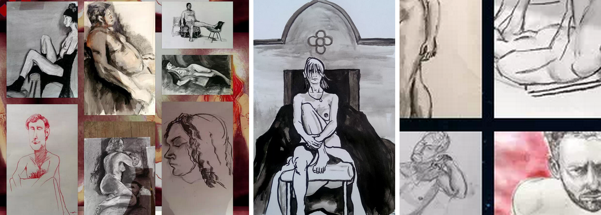 LifeDrawInn's tweet photo. LIFE DRAWING today 2 hour session 1-3pm @ExeterStHall #Brighton BN1 5PG #LifeDrawingForEveryone drop-in member conc http://t.co/WXpcWgQWSF