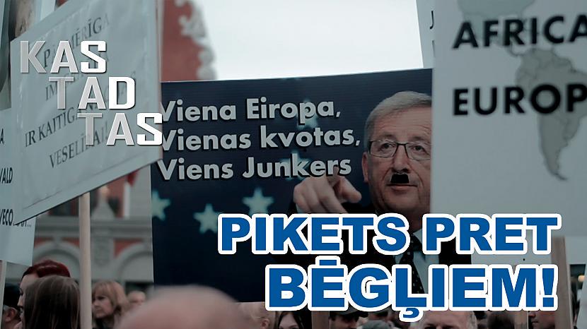 Vakardienas pikets pret bēgļiem! spoki.tvnet.lv/video/Vakardie…