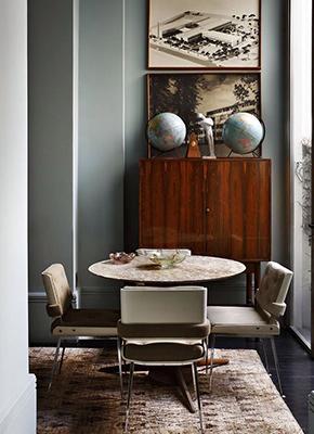 Dorados 50,s! La formica y el cromo nunca estuvieron tan de moda hasta nuestros días, el pasado siempre vuelve. #deco
