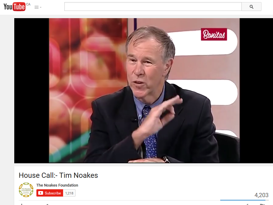 BJSM_BMJ's tweet photo. If you haven't heard @ProfTimNoakes outline argument for #RealFood here's YouTube vid link http://t.co/BHnN54JnK8 http://t.co/S9W4AGEEqe