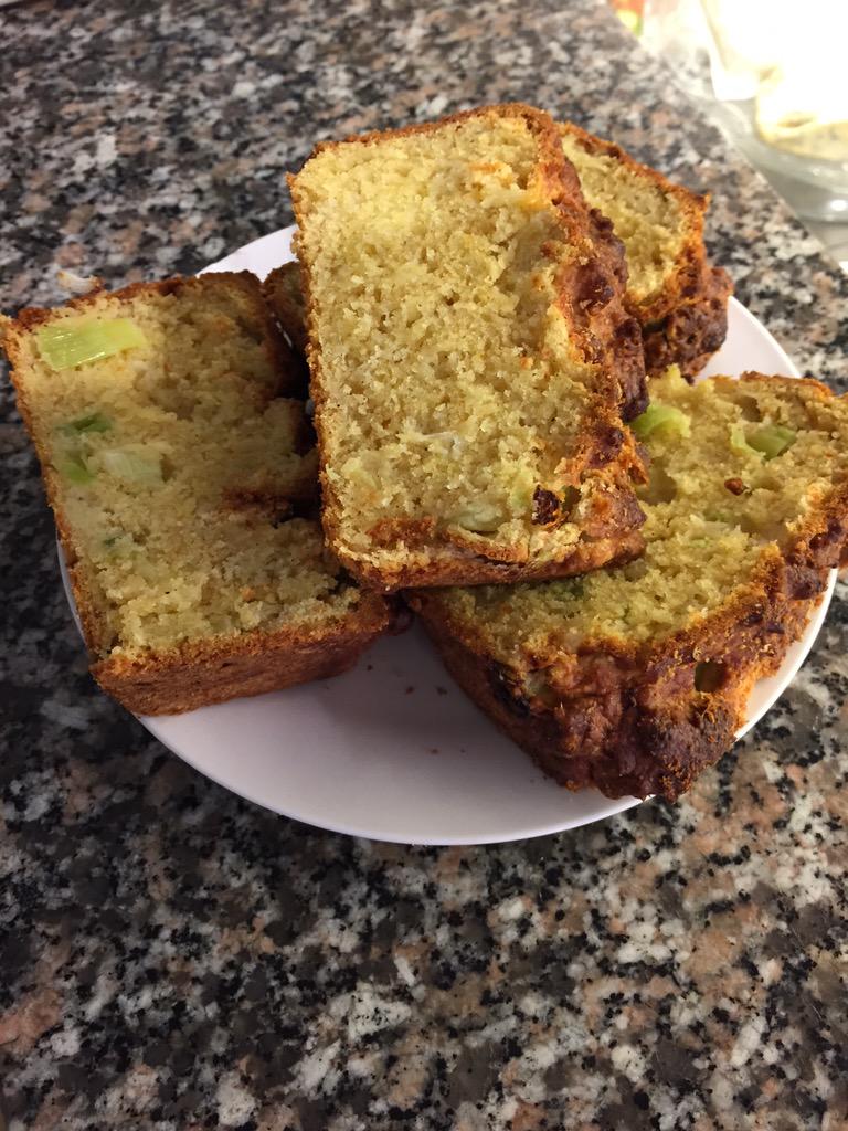**new**
scone loaf! Scone mixture with Spring onion, cayenne pepper,mustard,cheddar and Parmesan! #homemade