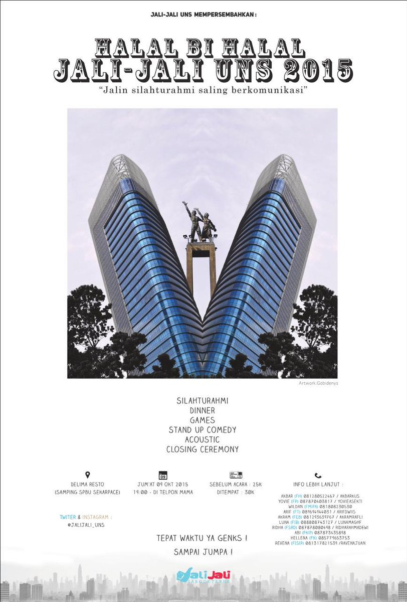 Yuk ayuk jangan lupa pada ikutan ya halal bi halal nya jali2 !!!