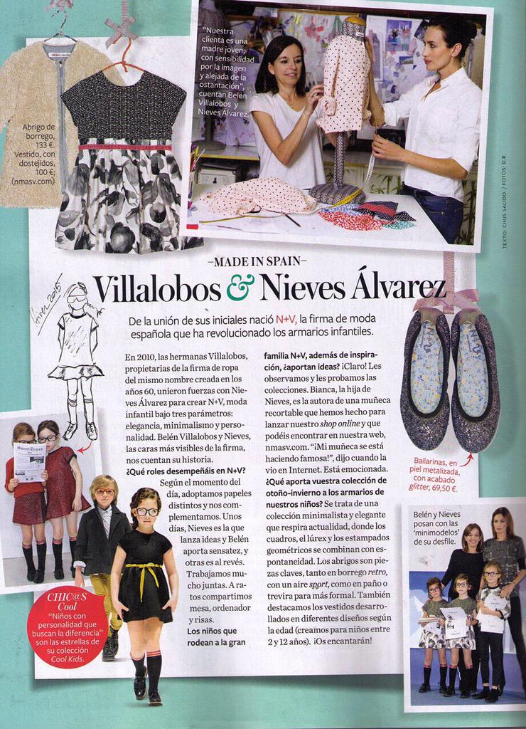 OfficialNievesA's tweet image. Gracias &amp;gt; @RevistaInStyle por el apoyo a la #ModaDeEspaña 🙌🏼🔝 @elenaesquivias #NmasV #FashionKids #FelizMiércoles