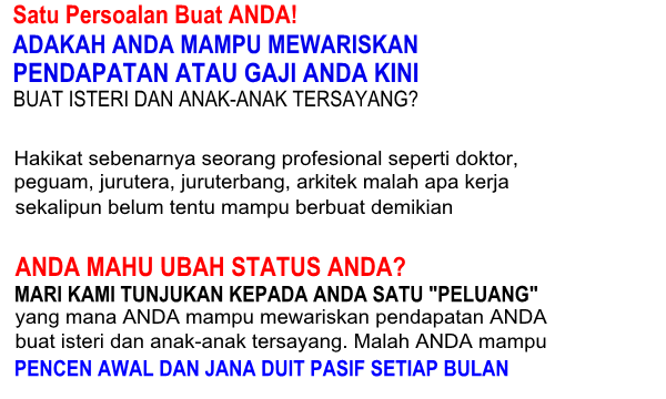 ayumas's tweet photo. Keje part time yang boleh berikan duit pencen. PM or whatssap saya.
(BUKAN SPAM)
#jutawantelekomunikasi http://t.co/9yQlKcUwkR