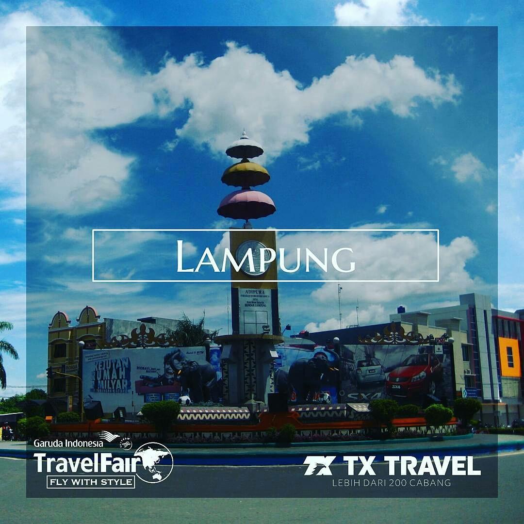 #FlyWithStyle #toLampung Hanya Rp. 279rb!

Kunjungi Booth TX Travel Pameran #GATF2015… instagram.com/p/79eMjvhT4Y/
