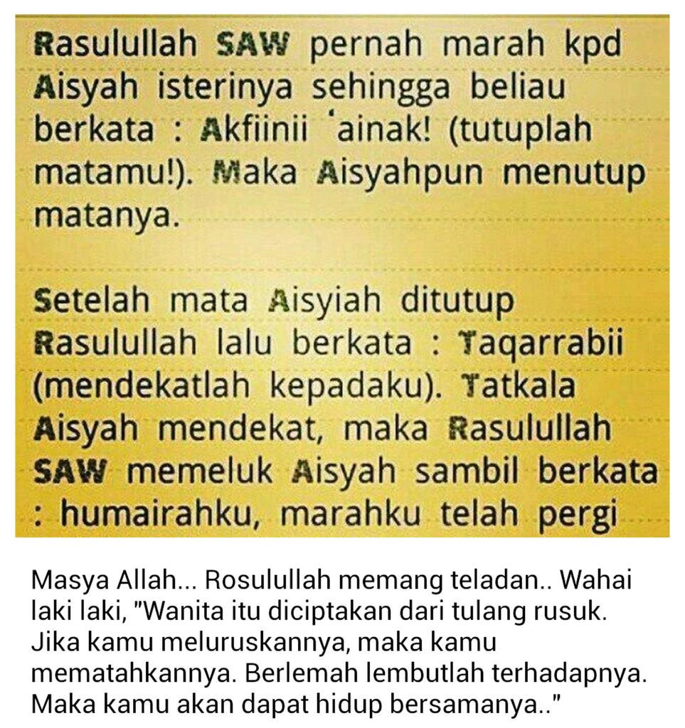sylviafaisal's tweet photo. Teladan rasullullah SAW http://t.co/LvW2O5mqFZ