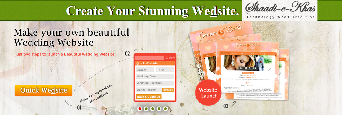 ShaadieKhascom's tweet photo. #QuickWedsite : Design your personal #weddingwebsite within few seconds @ http://t.co/AqliiGOjLl
#FreeWeddingWebsite http://t.co/oXS5MPR7rl