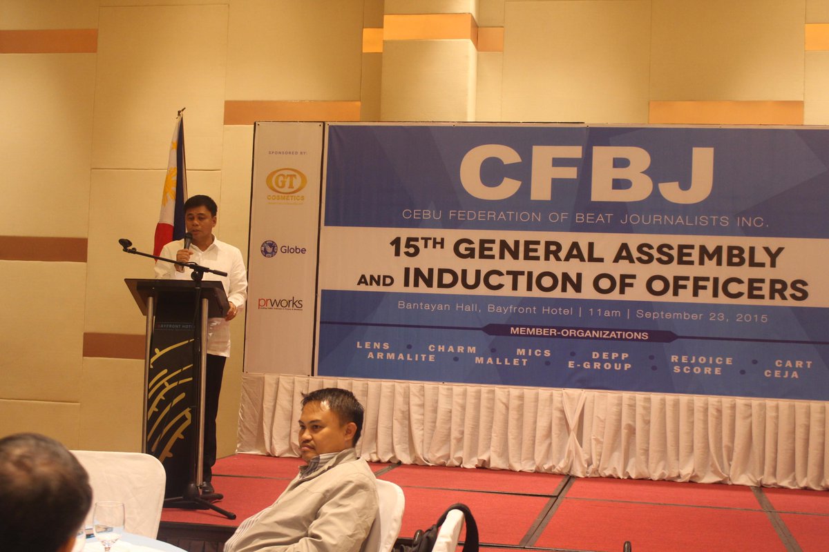 PRWorksPh's tweet photo. DPWH Director Ador Canlas to#CFBJ: We share the same aim of making sure public interest is well served #PRWorksEvents http://t.co/3R1c3HBXv9