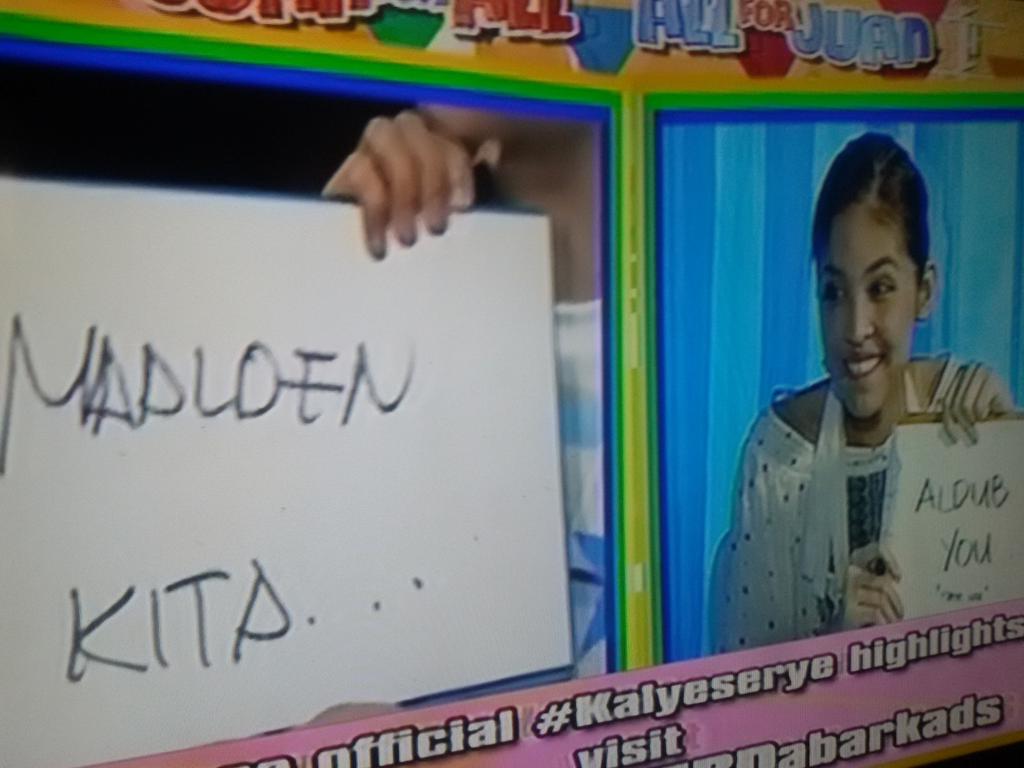 officialaldub16's tweet photo. Yaya: ALDUB YOU
Alden: MAALDEN KITA

#ALDUBMoreThanWords http://t.co/u3OOA9qQDc