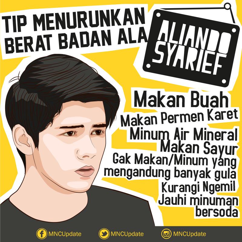 MNCupdate's tweet photo. Ini dia tip menurunkan berat badan ala @alysyarief, coba diikutin biar bisa kurus hehe @AliandoFan http://t.co/uZ1TDCVxD5