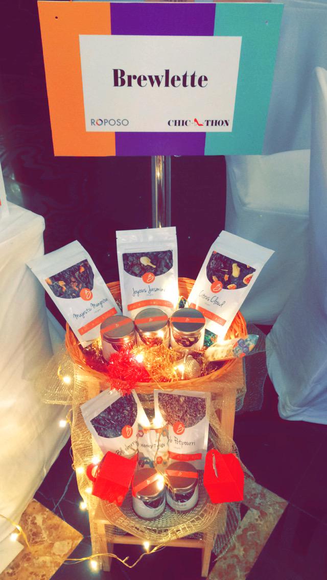 BrewletteCo's tweet photo. Another super event! Thank you everyone for making it one! <3 #Brewlette #Gourmet #Teas at @Chicathon @stregismumbai http://t.co/b1Hi65Wkwn