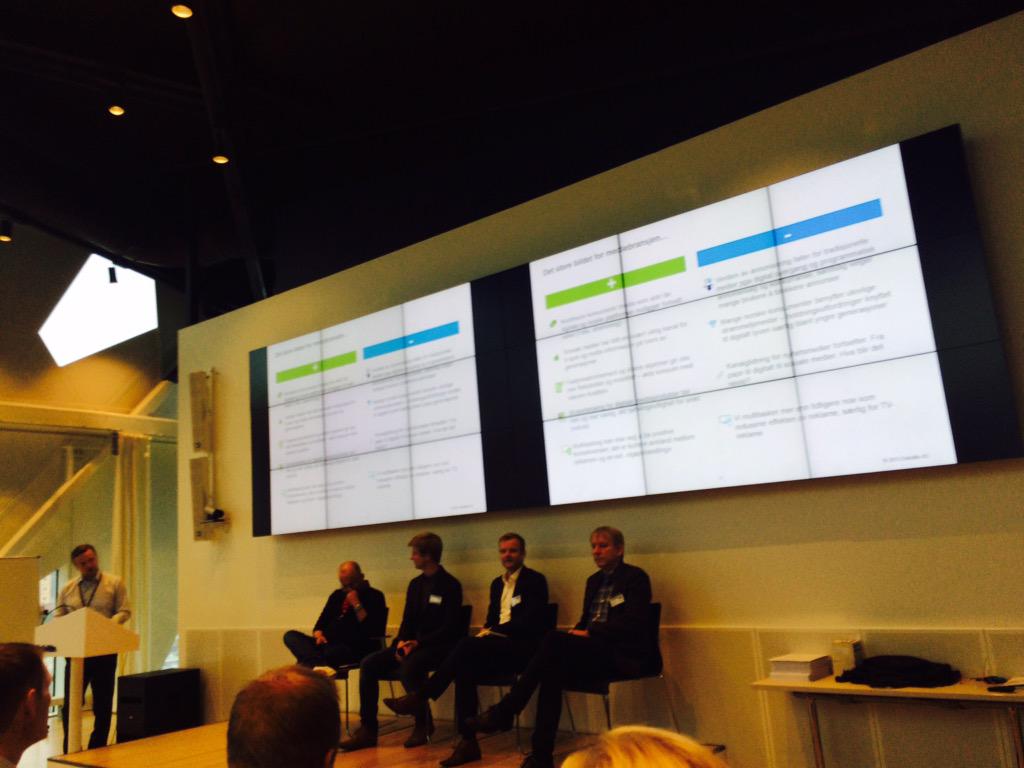 #deloittenorge medieseminar og paneldebatt: content is king, men distribusjon is like viktig