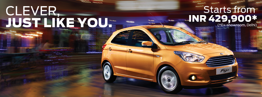 FordIndia's tweet photo. And it's official, the #NewFordFigo debuts at a starting price of Rs. 429,900* (ex-showroom, Delhi) http://t.co/1BhVQ1kUMj