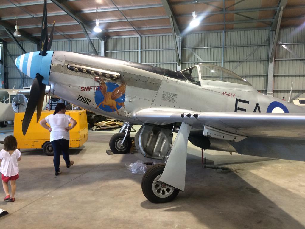 PacificDakota's tweet photo. Working on Mustang Flights P51 Mustang http://t.co/QqE8aYf4ro