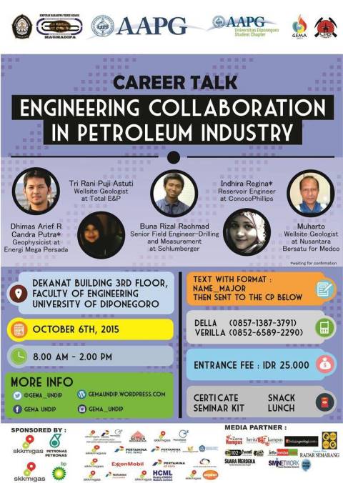 GEMA_undip's tweet photo. 10 Days Left !
Join "GEMA (Geological Events of Magmadipa) 2015" the biggest event of Magmadipa ! http://t.co/0rtxxp5ZEa