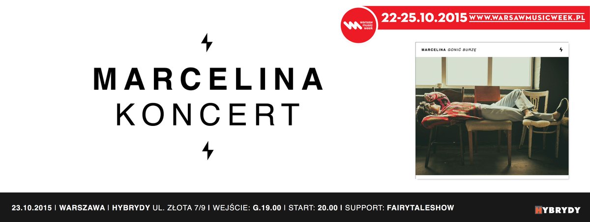 Wspaniałe wieści! Marcelina ze swoim występem w klubie Hybrydy dołącza do #WMW2015! Więcej: on.fb.me/1JoOPUx