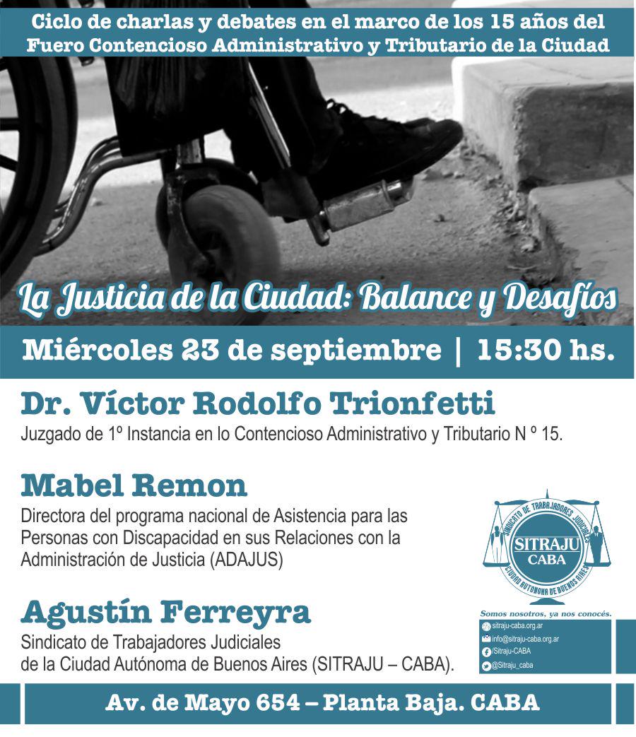 Sitraju_caba's tweet photo. En el marco de los 15 años del fuero CAyT, te esperamos esta tarde en Avenida de mayo 654. http://t.co/s1SaIEMJxt