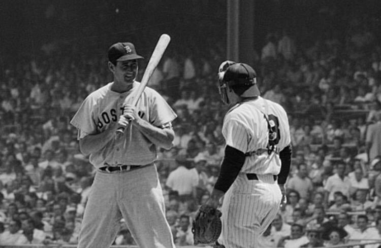 Eich_AJ's tweet photo. I'd like to think that these two are having a spirited dialogue about baseball. #BaseballIcons http://t.co/w60Oc9gn3U