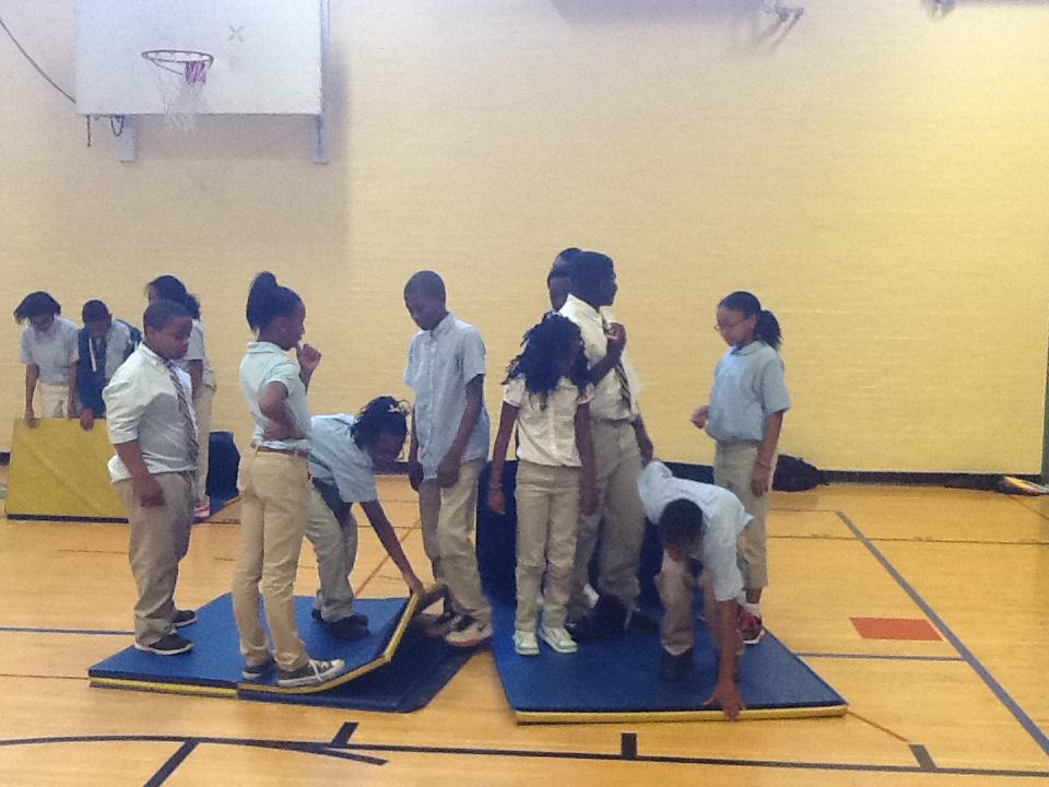 Mat challenges #teambuilding